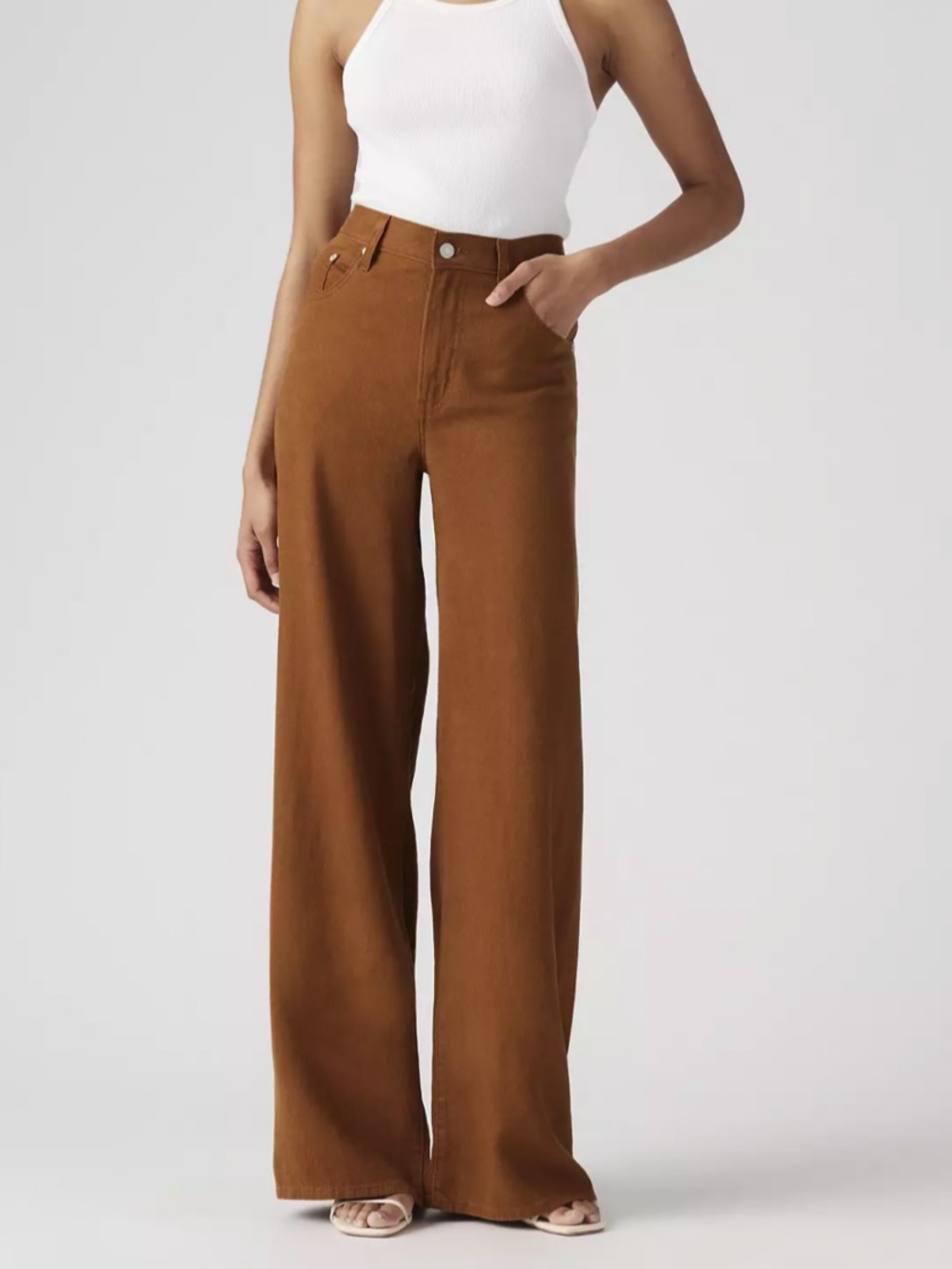 NWT Levi’s XL Straight Linen Blend Pants - Picture 5 of 5